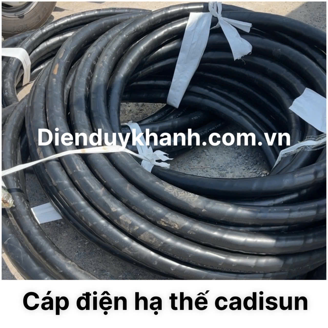 CÁP NGẦM HẠ THẾ 4 LÕI (1 SỢI TRUNG TÍNH) CU/XLPE/PVC/DSTA/PVC 3x+1 Cadisun